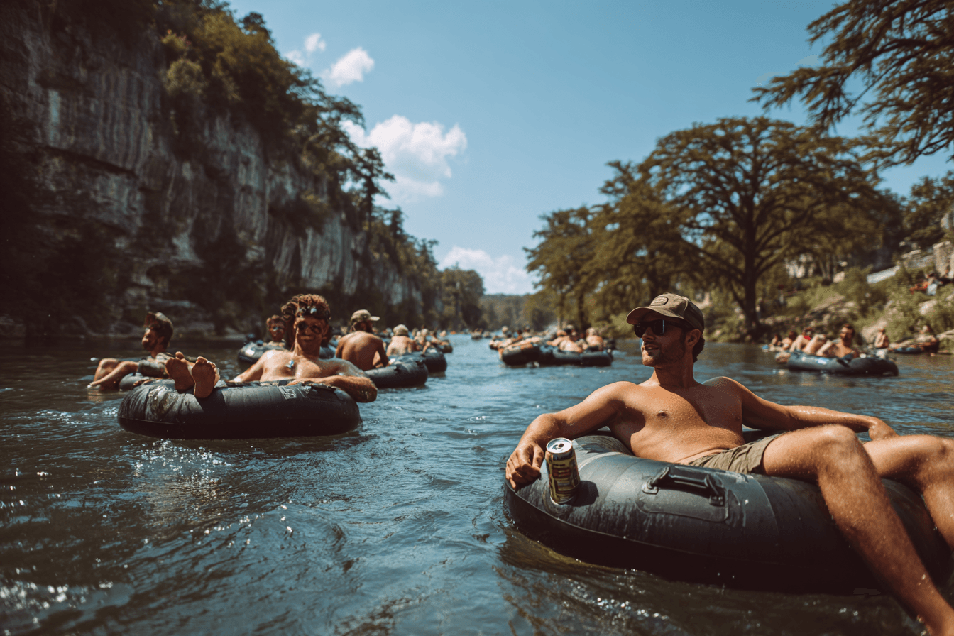 Austin river tubing attractions, dining and activities near San Marcos, Guadalupe and Comal Rivers